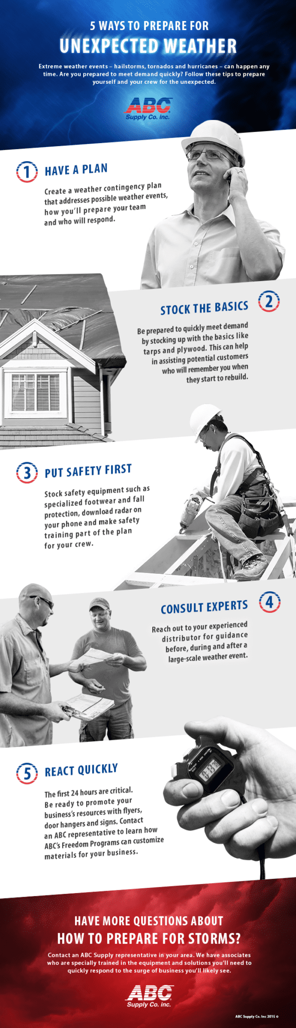 5 Ways to Prepare for Unexpected Weather ABC Supply